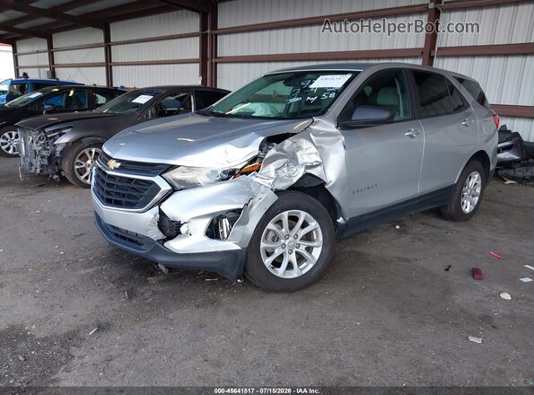 3GNAXHEV8MS110495 2021 CHEVROLET EQUINOX Silver Передня ліва чверть