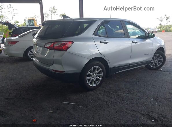 3GNAXHEV8MS110495 2021 CHEVROLET EQUINOX Silver Задня права чверть