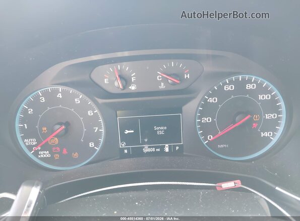 3GNAXHEV8MS130648 2021 CHEVROLET EQUINOX White Widok tylnych siedzeń