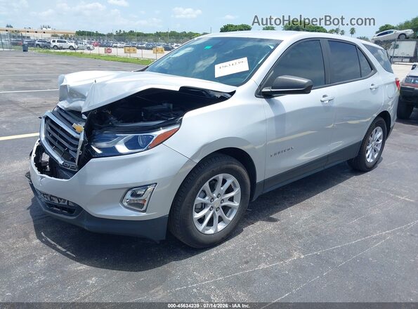 3GNAXHEV8MS150544 2021 CHEVROLET EQUINOX Серебряный Передняя левая четверть