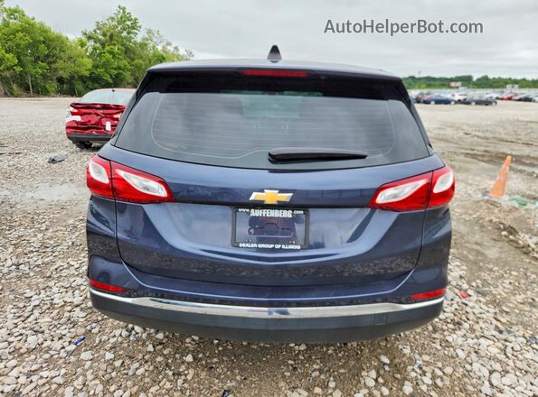 3GNAXHEVXJS589630 2018 CHEVROLET EQUINOX Blue Rear view