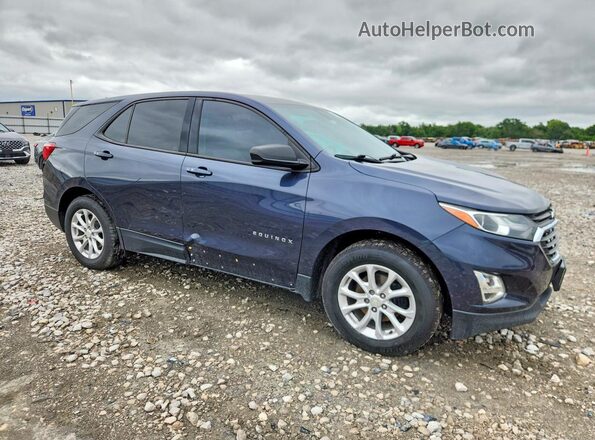 3GNAXHEVXJS589630 2018 CHEVROLET EQUINOX Blue Front right