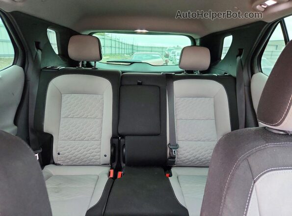 3GNAXHEVXJS589630 2018 CHEVROLET EQUINOX Blue Rear seats view