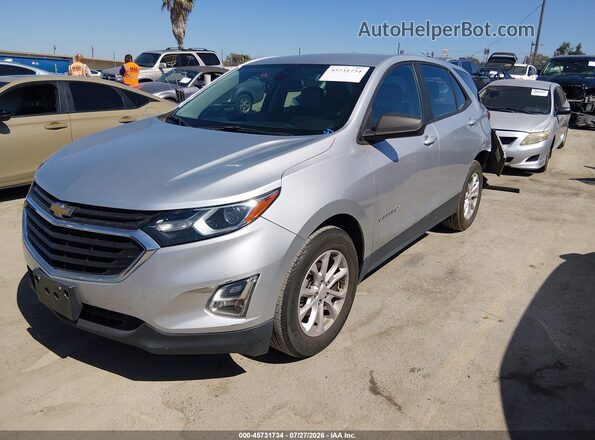 3GNAXHEVXLS698253 2020 CHEVROLET EQUINOX Silver Przód lewy