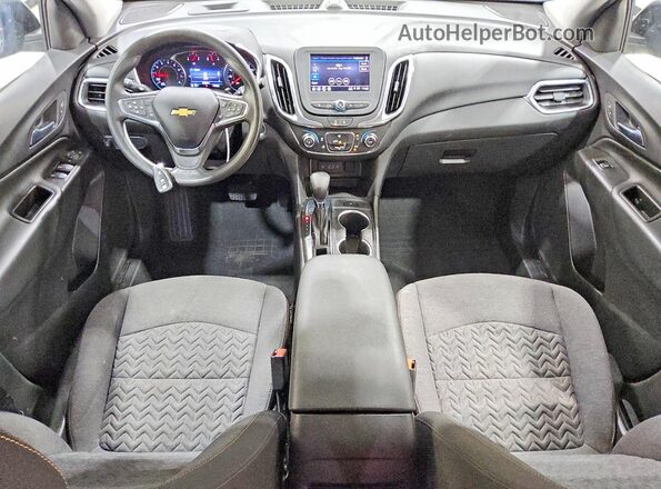 3GNAXJEG0PL262892 2023 CHEVROLET EQUINOX Black Առջևի վահանակի տեսք