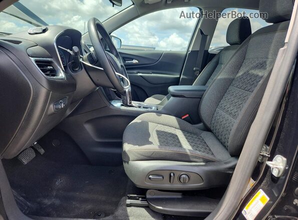 3GNAXJEG7PL253395 2023 CHEVROLET EQUINOX Black წინა სალონის ხედი