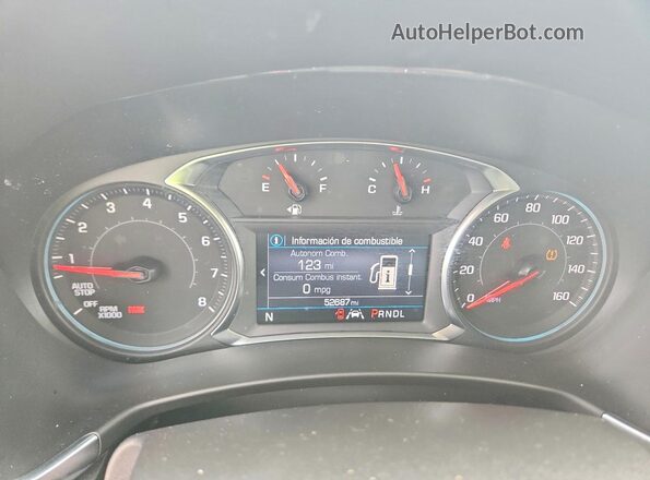 3GNAXJEG7PL253395 2023 CHEVROLET EQUINOX Black ხელსაწყოთა პანელის ხედი