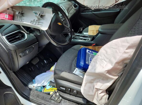 3GNAXJEV0JS611836 2018 CHEVROLET EQUINOX White Vista interior delantera