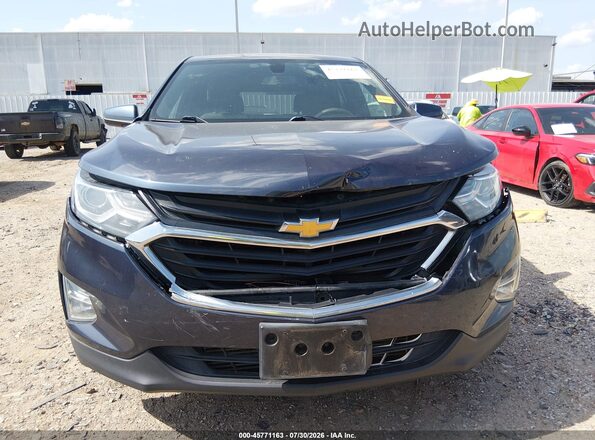 3GNAXJEV0JS631262 2018 CHEVROLET EQUINOX Blue Instrument cluster view