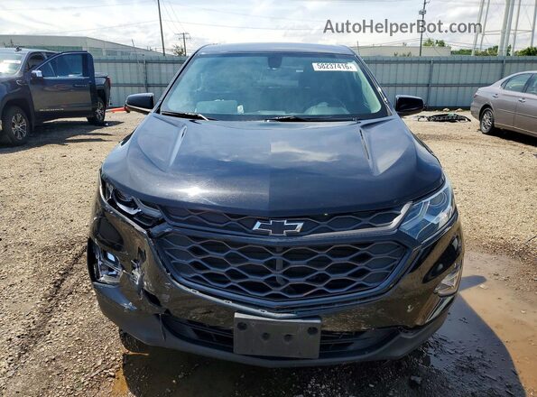3GNAXJEV1JL363591 2018 CHEVROLET EQUINOX Black Widok z przodu