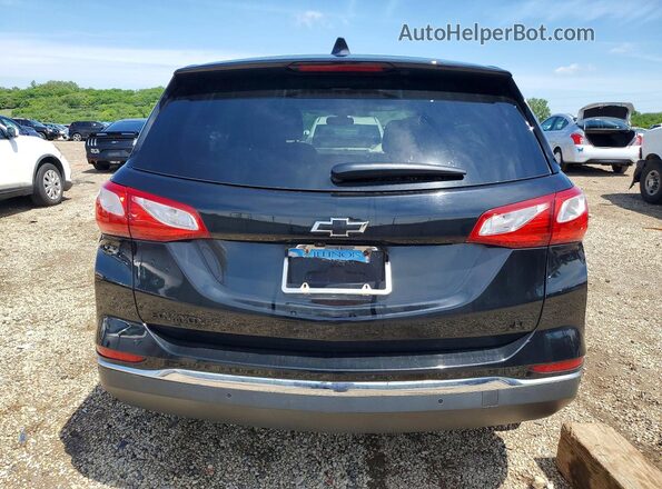 3GNAXJEV1JL363591 2018 CHEVROLET EQUINOX Black Widok z tyłu