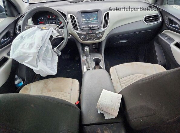 3GNAXJEV1JS554398 2018 CHEVROLET EQUINOX Синий Вид панели приборов