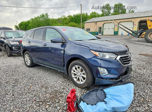 3GNAXJEV1JS554398 2018 CHEVROLET EQUINOX Синий Передняя правая четверть