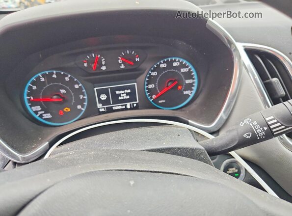 3GNAXJEV1JS554398 2018 CHEVROLET EQUINOX Синий Вид щитка приборов