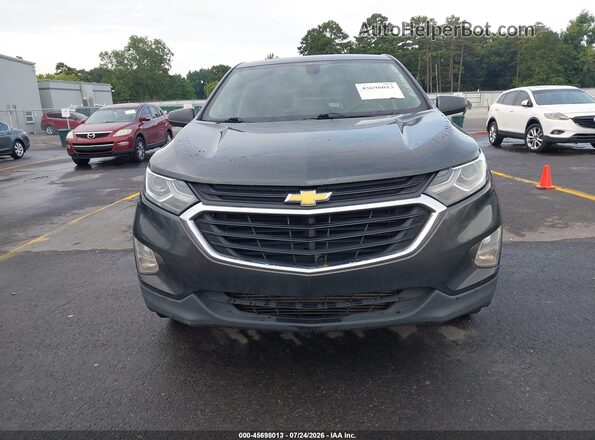 3GNAXJEV3JS529485 2018 CHEVROLET EQUINOX Gray Vista del cuadro de instrumentos