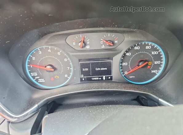 3GNAXJEV3JS571476 2018 CHEVROLET EQUINOX Угольный Вид щитка приборов