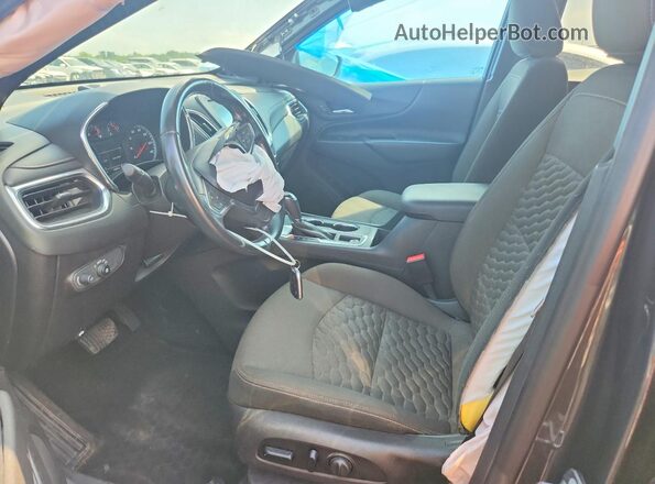 3GNAXJEV3JS571476 2018 CHEVROLET EQUINOX Угольный Вид салона спереди