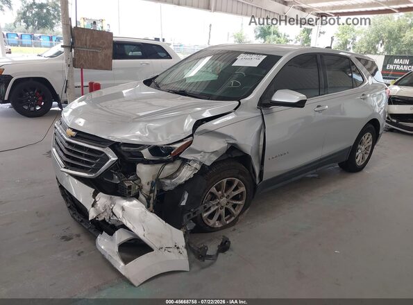 3GNAXJEV4JL102794 2018 CHEVROLET EQUINOX Silver Передня ліва чверть