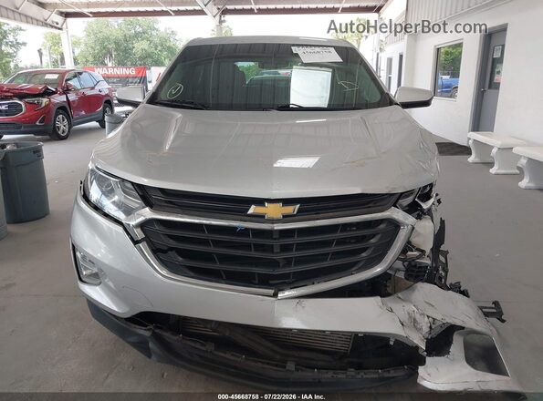 3GNAXJEV4JL102794 2018 CHEVROLET EQUINOX Silver Вид щитка приладів