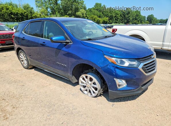 3GNAXJEV4LL210674 2020 CHEVROLET EQUINOX Blue Front right