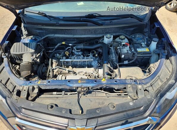 3GNAXJEV4LL210674 2020 CHEVROLET EQUINOX Blue Engine compartment view
