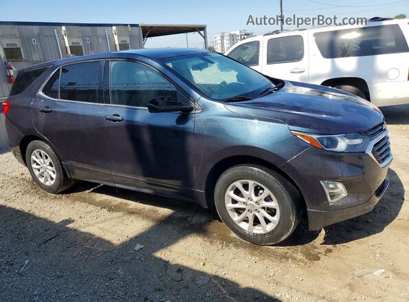 3GNAXJEV5JL386498 2018 CHEVROLET EQUINOX Синий Передняя правая четверть