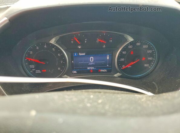3GNAXJEV5KL356841 2019 CHEVROLET EQUINOX Blue Instrument cluster view