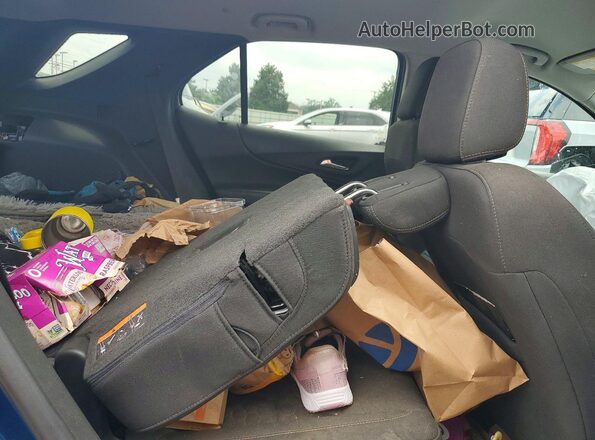 3GNAXJEV5KL356841 2019 CHEVROLET EQUINOX Blue Rear interior view