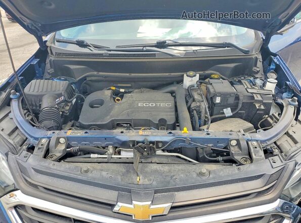 3GNAXJEV5KL356841 2019 CHEVROLET EQUINOX Blue Engine compartment view