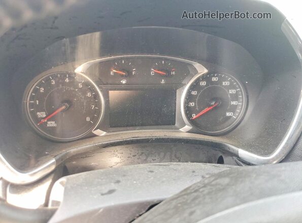 3GNAXJEV5LL325090 2020 CHEVROLET EQUINOX Blue Instrument cluster view