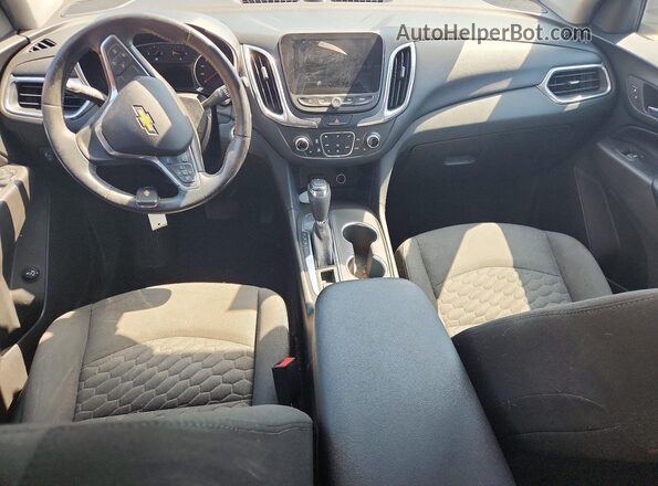 3GNAXJEV6JL120357 2018 CHEVROLET EQUINOX Blue Вид панелі приладів