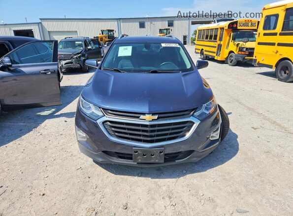 3GNAXJEV6JL120357 2018 CHEVROLET EQUINOX Blue Вид спереду