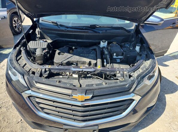 3GNAXJEV6JL120357 2018 CHEVROLET EQUINOX Blue Вид підкапотного простору