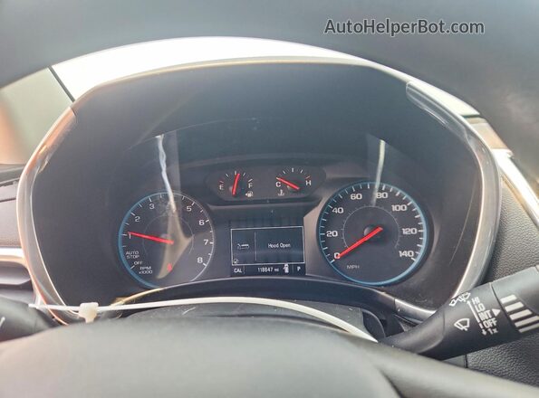 3GNAXJEV7JS576177 2018 CHEVROLET EQUINOX Gray Widok zestawu wskaźników