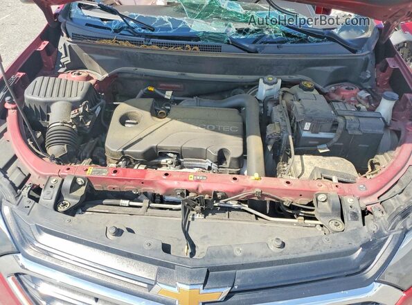3GNAXJEV7JS642548 2018 CHEVROLET EQUINOX Red Vista del compartimento del motor