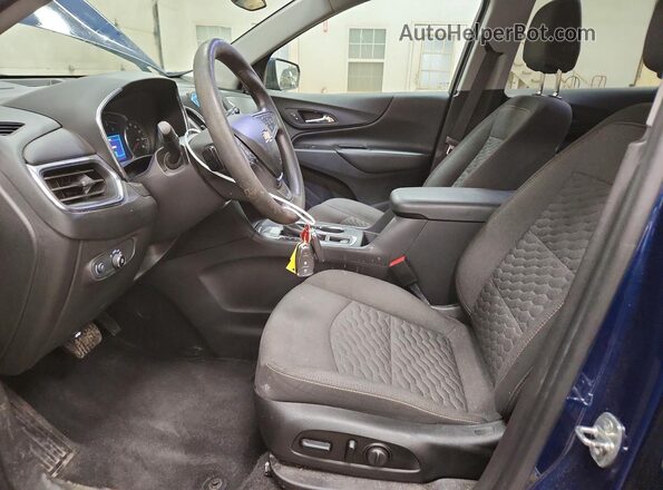 3GNAXJEV8ML387598 2021 CHEVROLET EQUINOX Синий Вид салона спереди