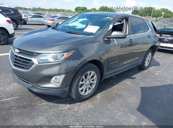 3GNAXJEV9JS542130 2018 CHEVROLET EQUINOX Gray Передня ліва чверть
