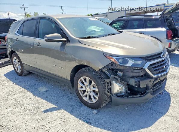 3GNAXJEV9JS635469 2018 CHEVROLET EQUINOX Серебряный Передняя правая четверть