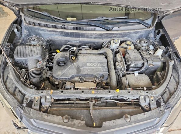 3GNAXJEVXJS609060 2018 CHEVROLET EQUINOX Gray Вид підкапотного простору