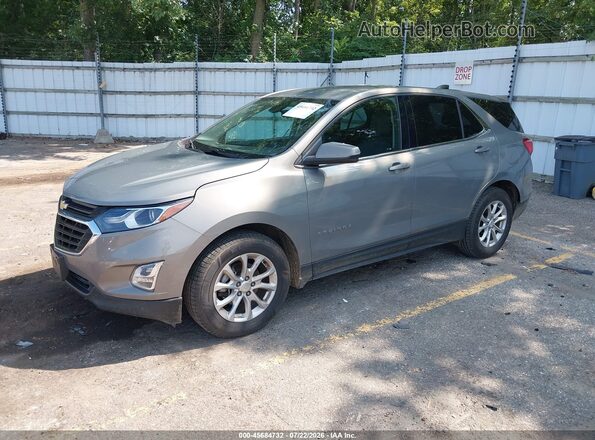 3GNAXJEVXJS618180 2018 CHEVROLET EQUINOX Gray Vista tres cuartos delantera izquierda