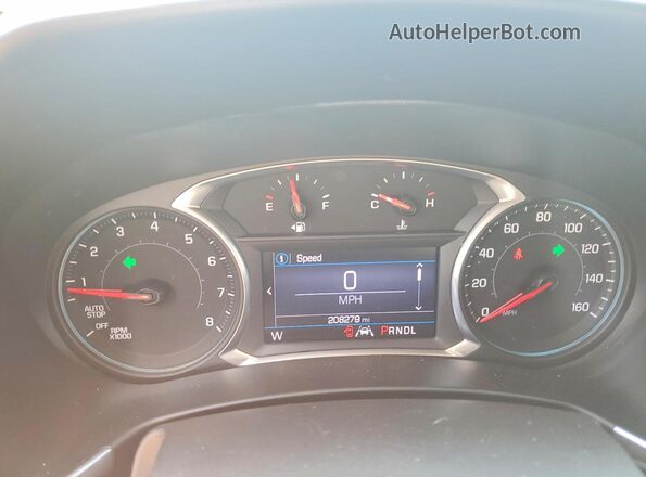 3GNAXJEVXLS527087 2020 CHEVROLET EQUINOX Серый Вид щитка приборов