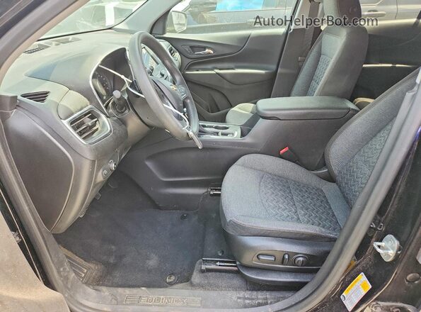 3GNAXKEG0PL251834 2023 CHEVROLET EQUINOX Black წინა სალონის ხედი