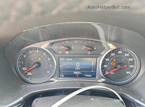 3GNAXKEG4RL283544 2024 CHEVROLET EQUINOX White Widok zestawu wskaźników