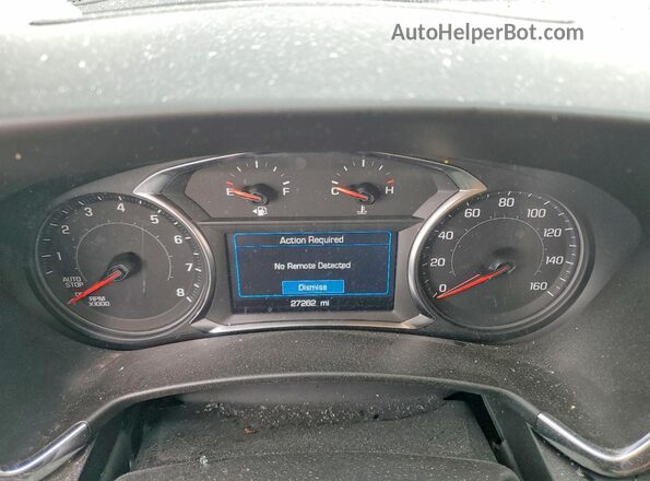 3GNAXKEG7PL189820 2023 CHEVROLET EQUINOX Серый Вид щитка приборов
