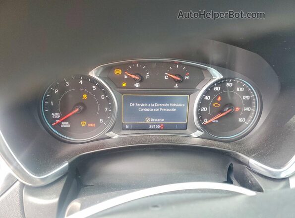 3GNAXKEG7RL216985 2024 CHEVROLET EQUINOX Silver Вид щитка приладів