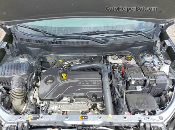3GNAXKEG7RL343459 2024 CHEVROLET EQUINOX Silver Vista del compartimento del motor