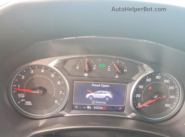 3GNAXKEG8PS183062 2023 CHEVROLET EQUINOX White Вид щитка приладів