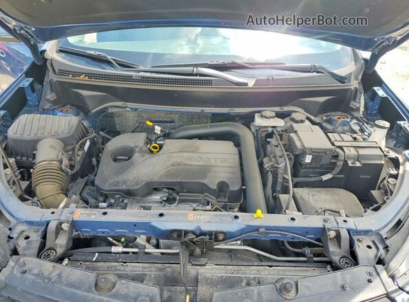3GNAXKEG8RL296426 2024 CHEVROLET EQUINOX Blue Vista del compartimento del motor