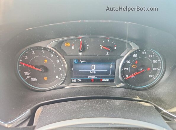 3GNAXKEG9PS140155 2023 CHEVROLET EQUINOX Silver Вид щитка приладів
