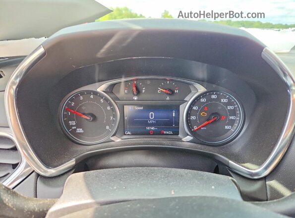 3GNAXKEGXPL119714 2023 CHEVROLET EQUINOX Gray Вид щитка приладів